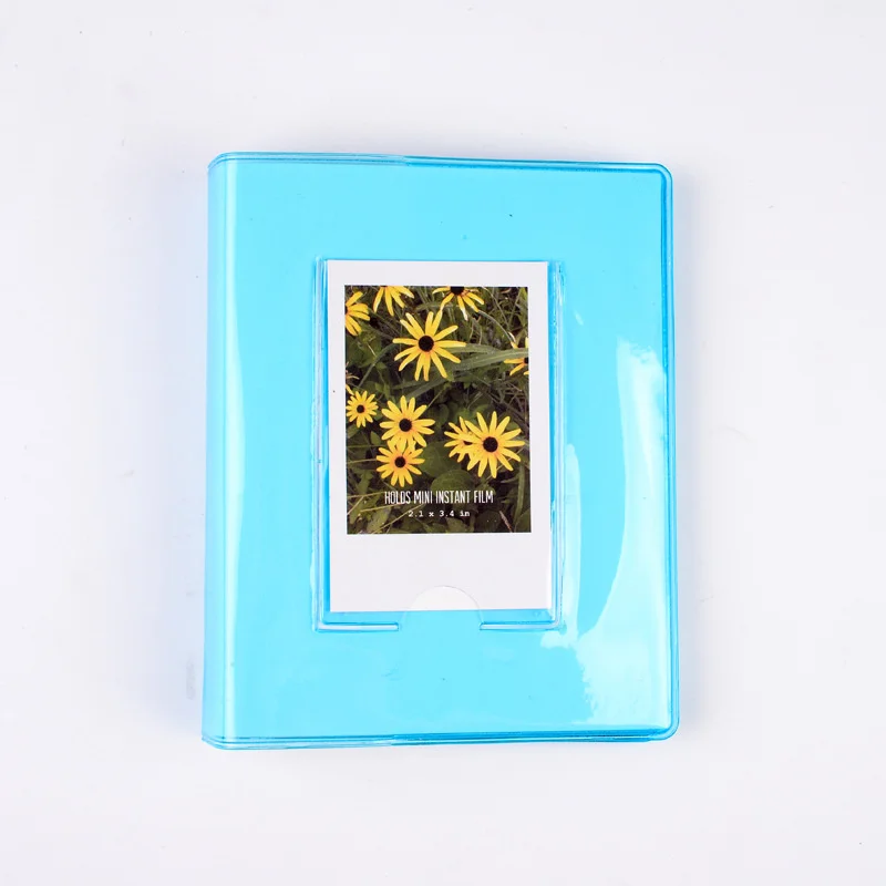 64 Pocket Jelly Series Photo Album 3 Inch Transparent Mini Photo Album Insert PP Photo Album Business Card Book