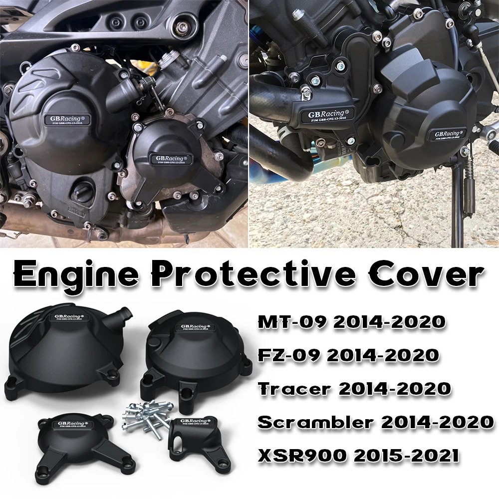 

Motorcycles Engine protective cover FOR YAMAHA MT-09 FZ-09 TRACER SCRAMBLER 2014-2020 XSR900 2015-2021