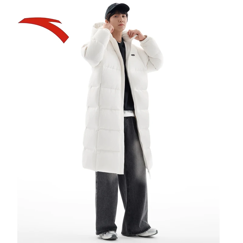 أنتا الخبز أسفل سريعة الدافئة المضادة للرش الرجال شتاء جديد دافئ طويل بطة أسفل مقنعين أسفل سترة