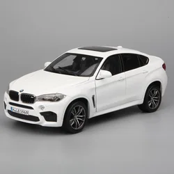 1/24 BMW X6 X6M Coupe Alloy Sports Car Model Diecast Metal Toy Vehicles Car Model High Simulation Collection Childrens Toys Gift