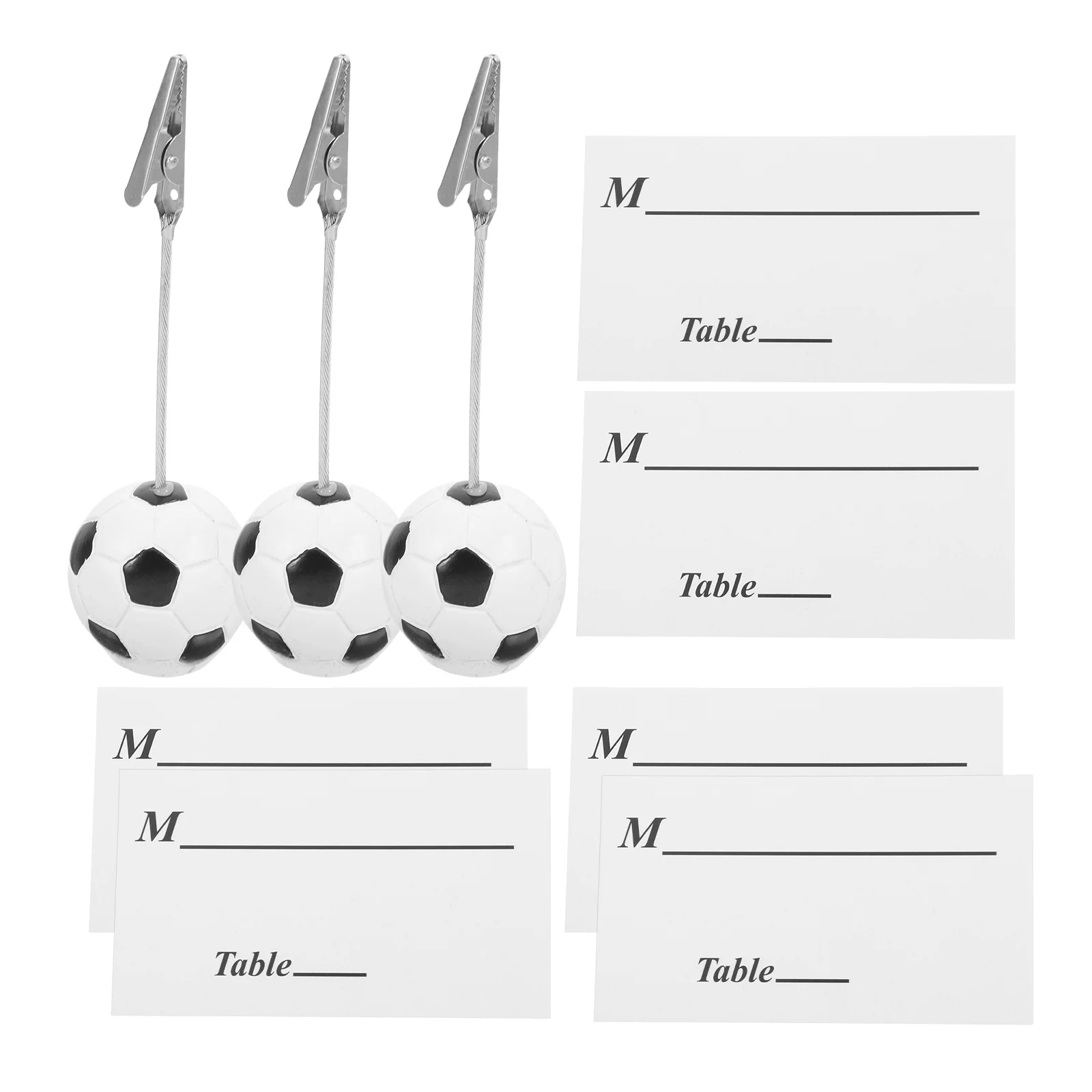 3 قطعة قاعدة الكرة الراتنج مذكرة كليب حامل حامل صور كليب الجدول رقم مكان الزفاف منظم البطاقات ديكور أنيق