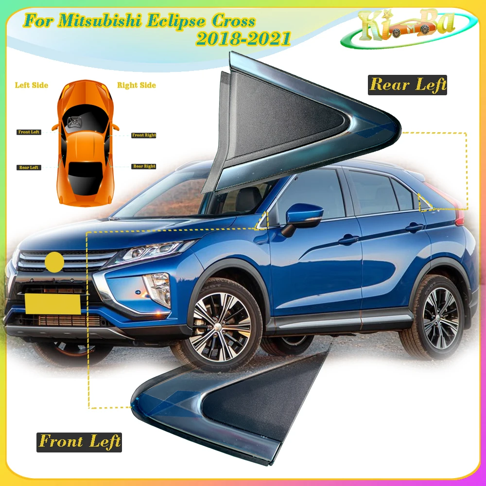 

KIMBA для Mitsubishi Eclipse Cross 2018-2021 треугольная накладка на окно, боковая угловая накладка на лобовое стекло, внешняя треугольная декоративная крышка