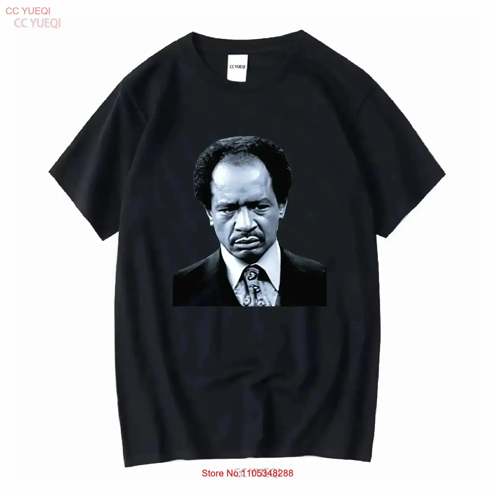 Vintage George Jefferson T Shirt Sz XL Television Show Promo Big Face Washed fashion streetwear Breathable  vintage Washed