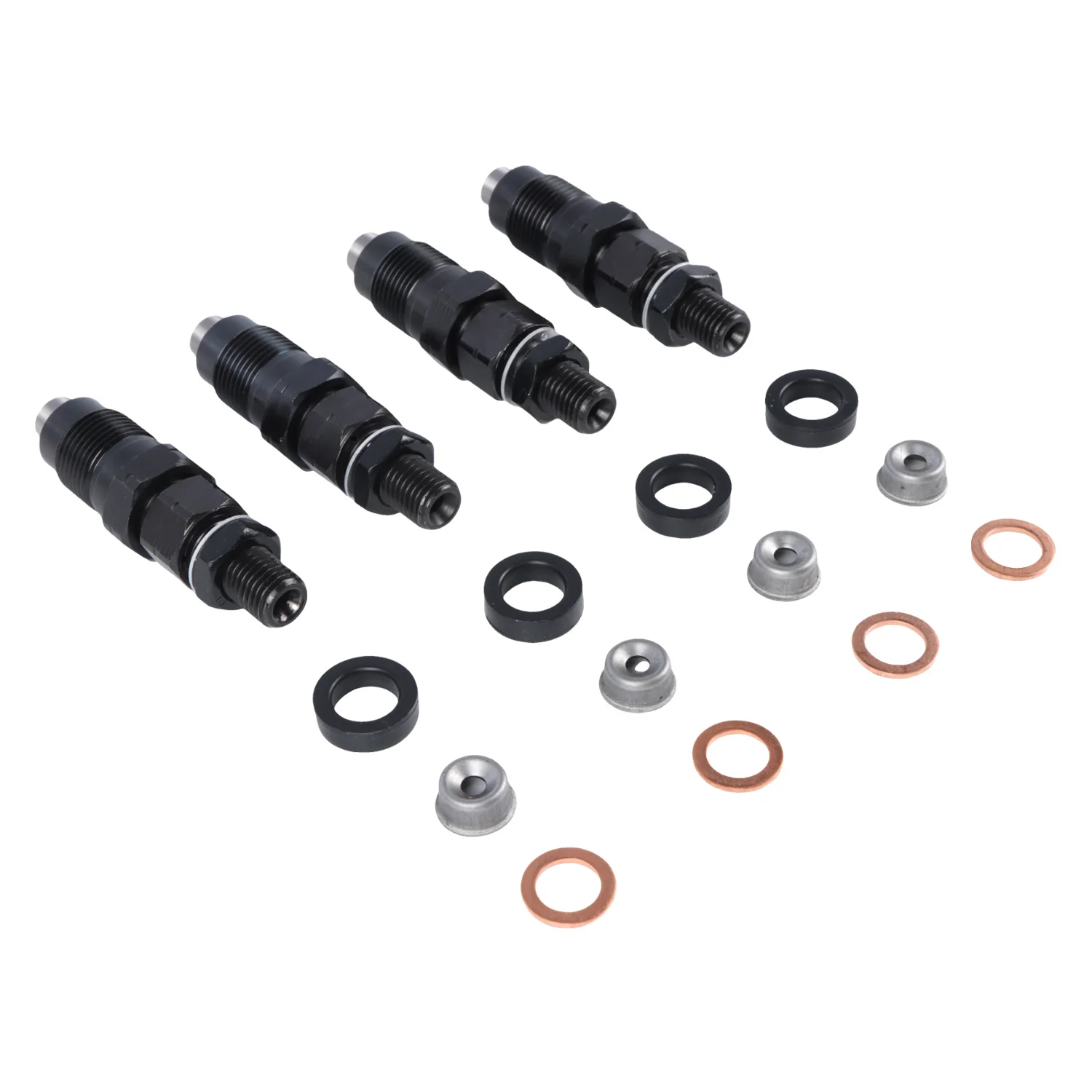 4PCS Diesel Fuel Injectors For Toyota Hilux Surf Prado 1KZ-TE 3.0L New