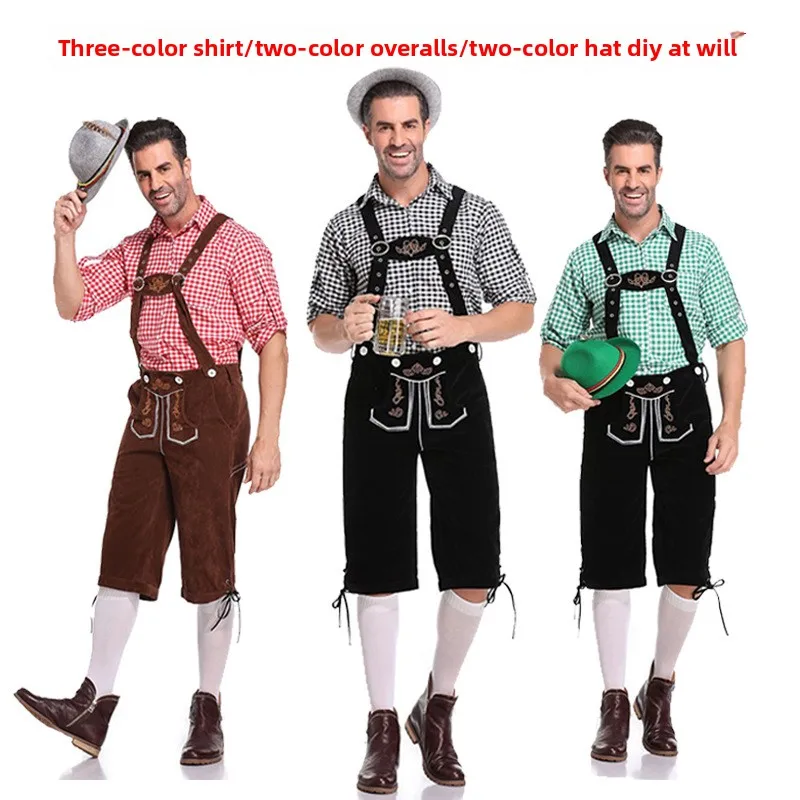 

Adult loween Beer Festival Costume Men's Role-plang Stage Costume Traditional Hanfu Women's Faion Summer