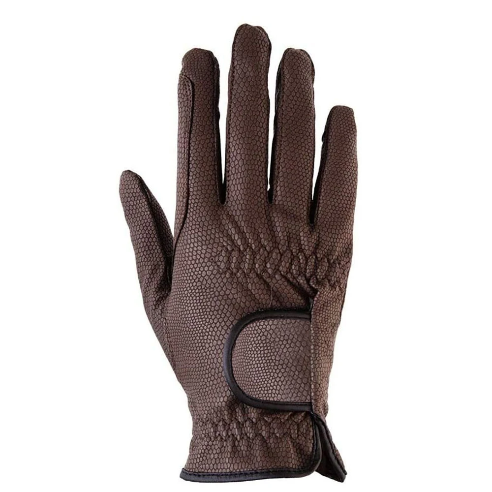 HORSE PLAY Top Trending Best Design Genuine Leather Men's Western Mid Rise Horse Riding Gloves OEM Customized High Quality