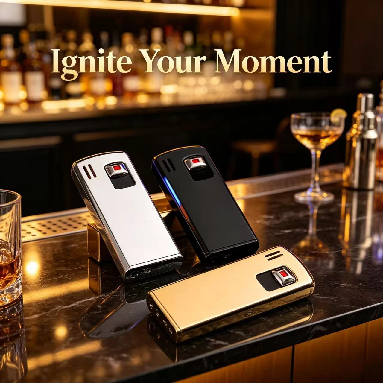Portable high-value ruby inflatable lighter DIY laser engraving gift lighter