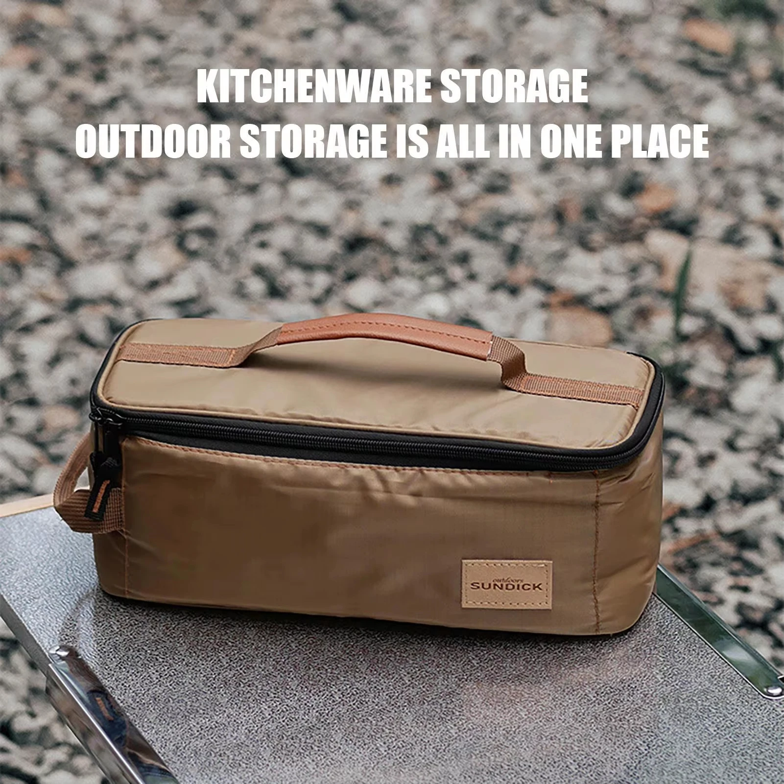 Outdoor Camping Utensils - Insulated Camping Cutlery Storage Bag Waterproof