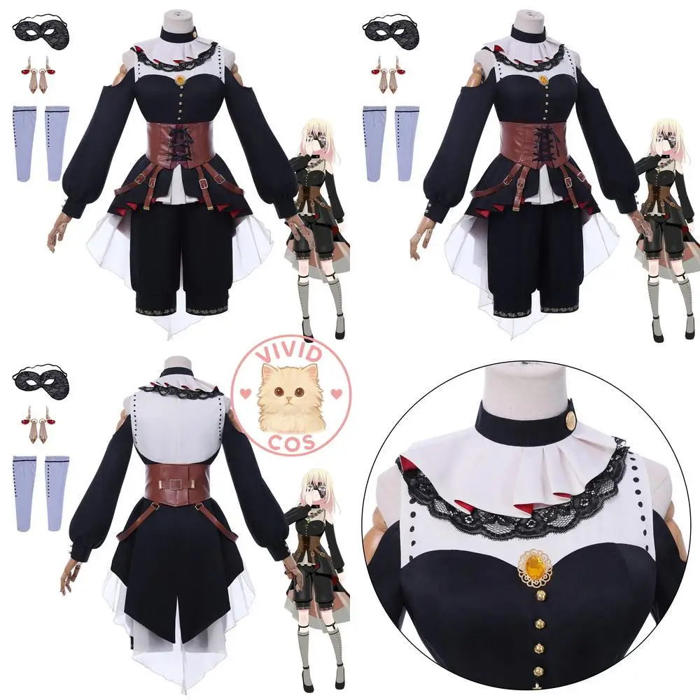 

Anime BanG Dream AveMujica Misumi Uika Cosplay Costume Doloris Stage Performance Role Play Women Wig Comic Con Halloween Party