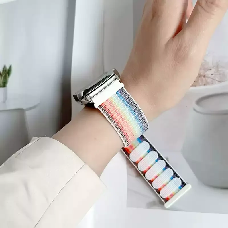 Band For Samsung Galaxy Watch 7/4/5/6 classic/5 Pro 45mm FE 40mm 44mm Nylon loop correa Bracelet Huawei GT 2e 3 straps 22mm 20mm
