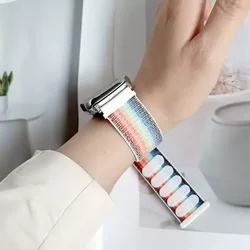 Band For Samsung Galaxy Watch 7/4/5/6 classic/5 Pro 45mm FE 40mm 44mm Nylon loop correa Bracelet Huawei GT 2e 3 straps 22mm 20mm