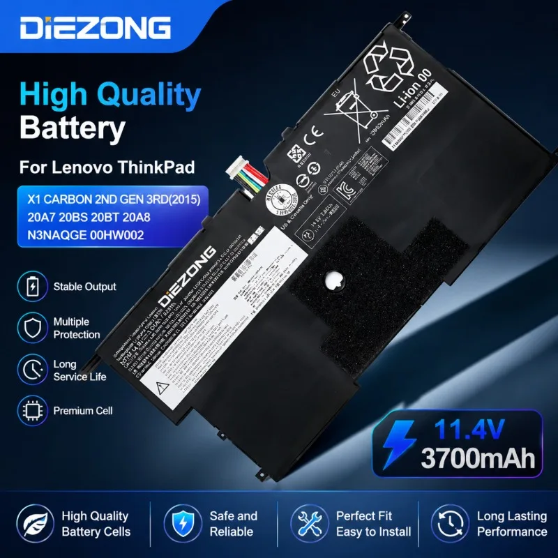 For Lenovo ThinkPad X1 CARBON 2ND GEN 3RD(2015) 20A7 20BS 20BT 20A8 N3NAQGE 00HW002 45N1701 SB10F46441 In Stock 45N1703