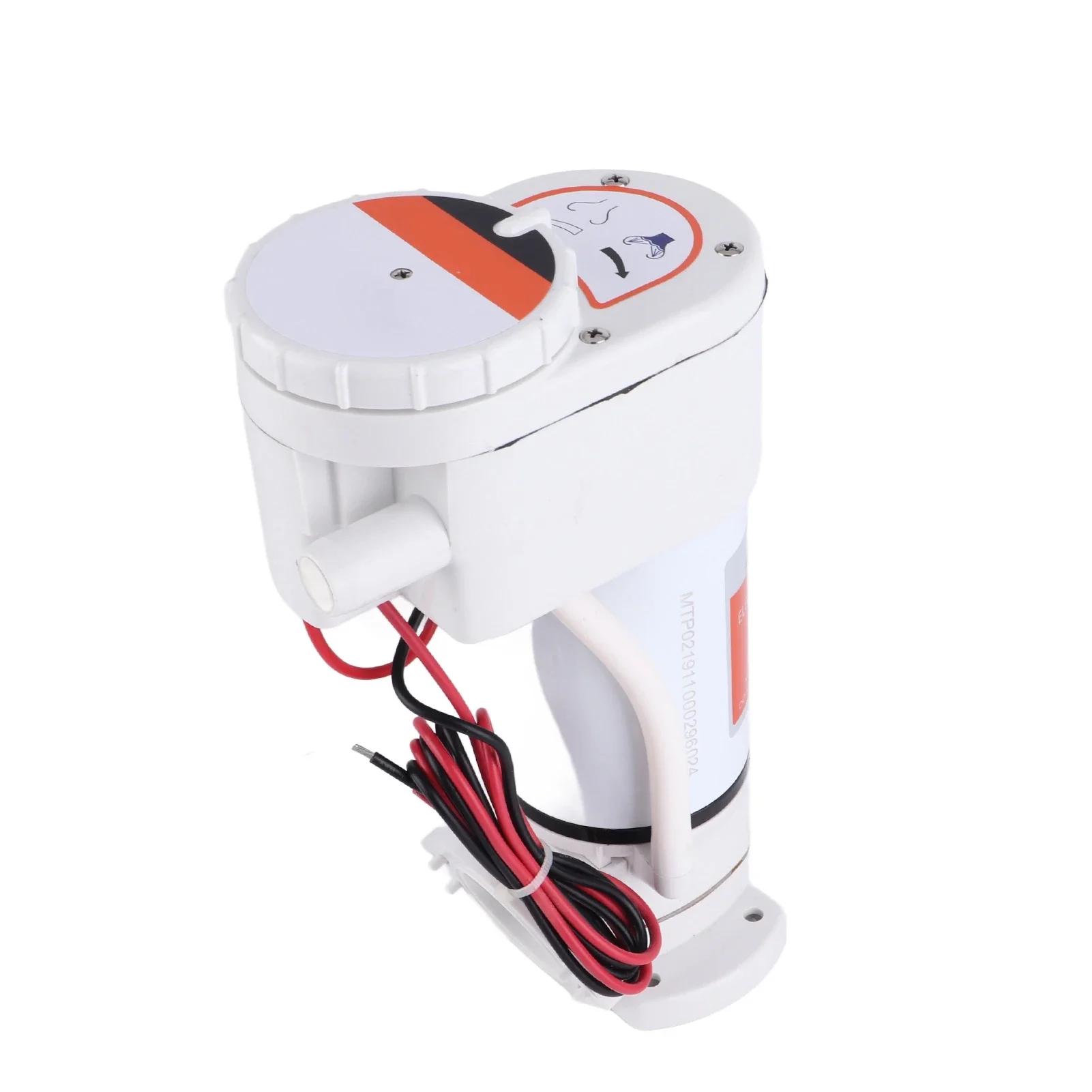 Boat Toilet Converstion Pump Self Priming High Efficiency Marine Electric Toilet Pump Long Durability Anti Backflow for Yacht