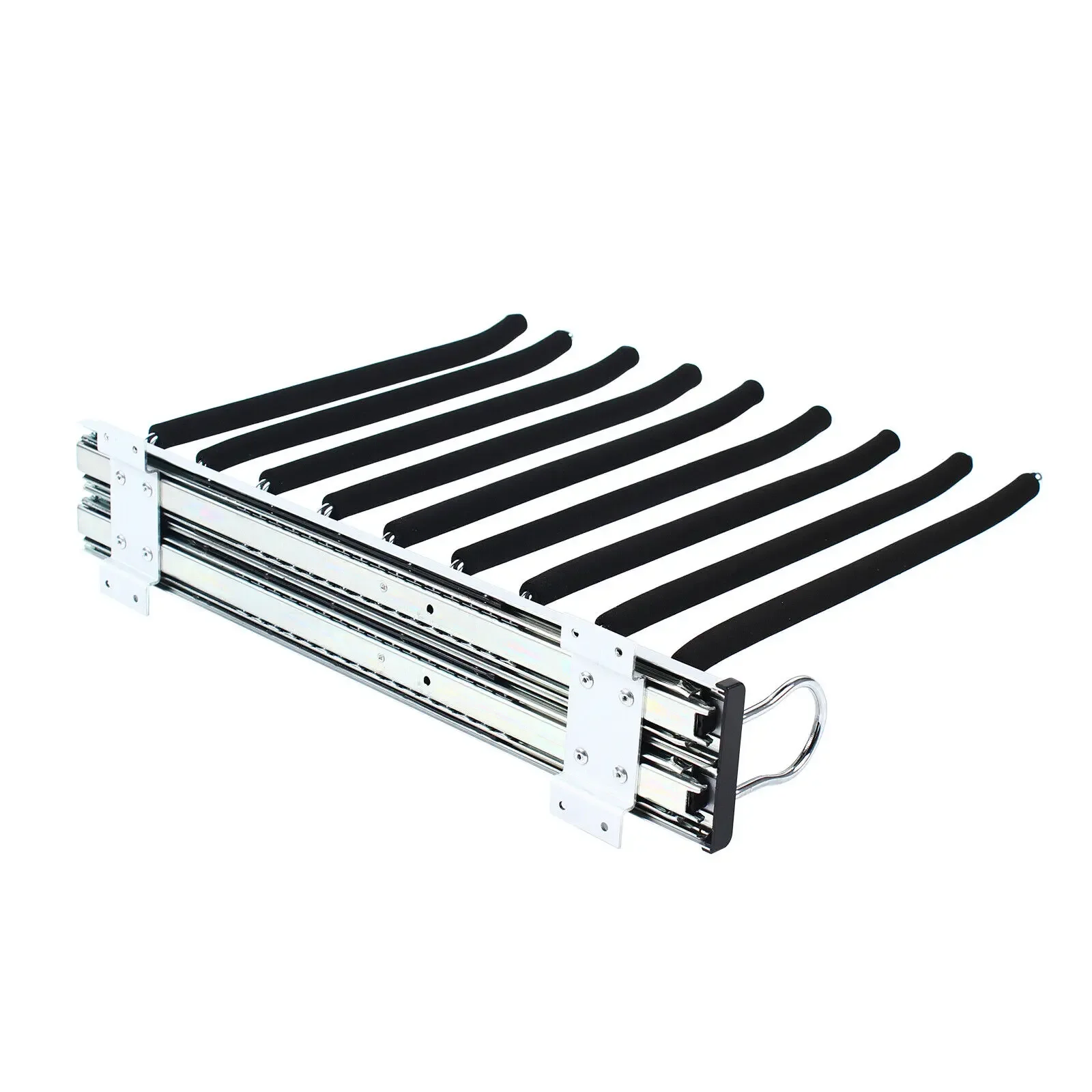 Выдвижная вешалка для брюк из нержавеющей стали для шкафа, шкафа для ванной комнаты