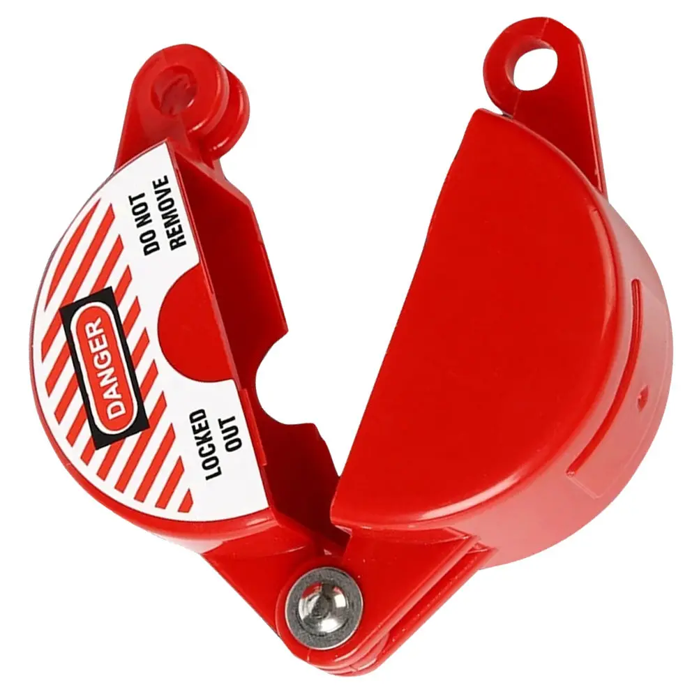 Gate Valves Lock Industrial Safety Device Rotating Valve Lock for Water Gas Propane Valve Replacement 1-2.5 Inch