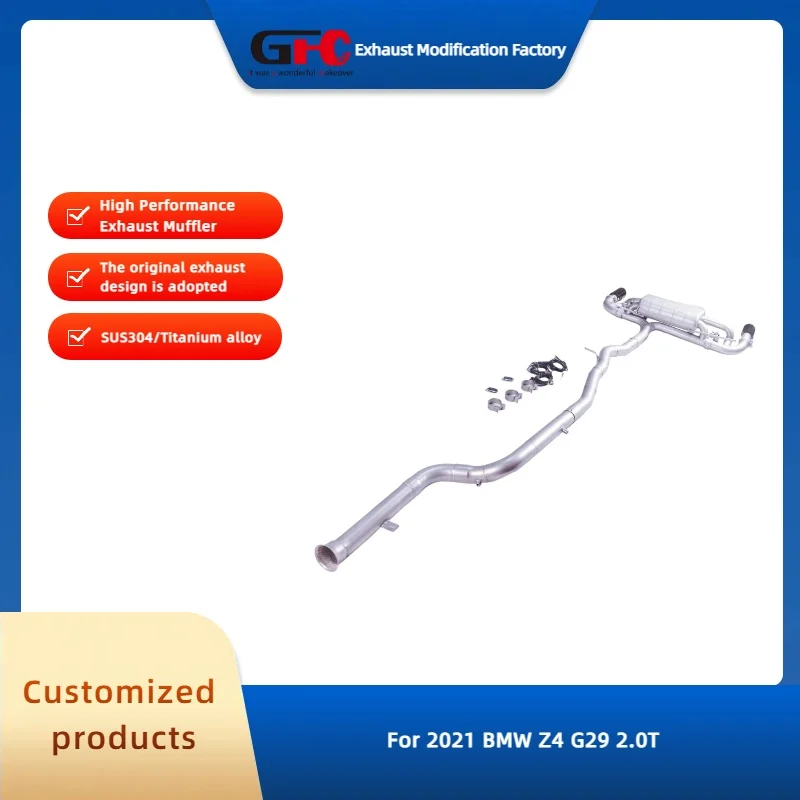 

GFC 304 Stainless Steel CatBack High-Performance Electronic Valve Exhaust System for 2021 BMW Z4 G29 2.0T