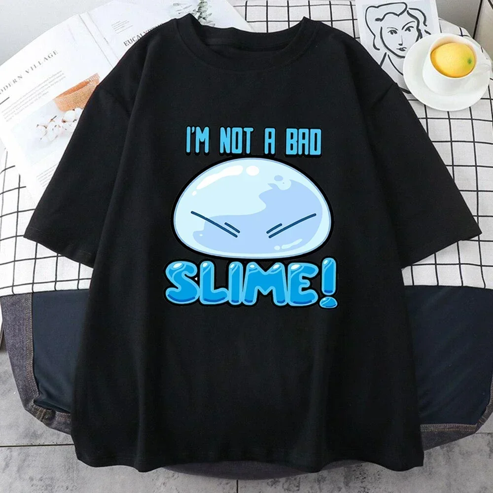 Cute Women T-shirt Cartoon That Time I Got Reincarnated As A Slime Lord of Tempest Printed Short Sleeve T Shirt Y2k Clothes Top