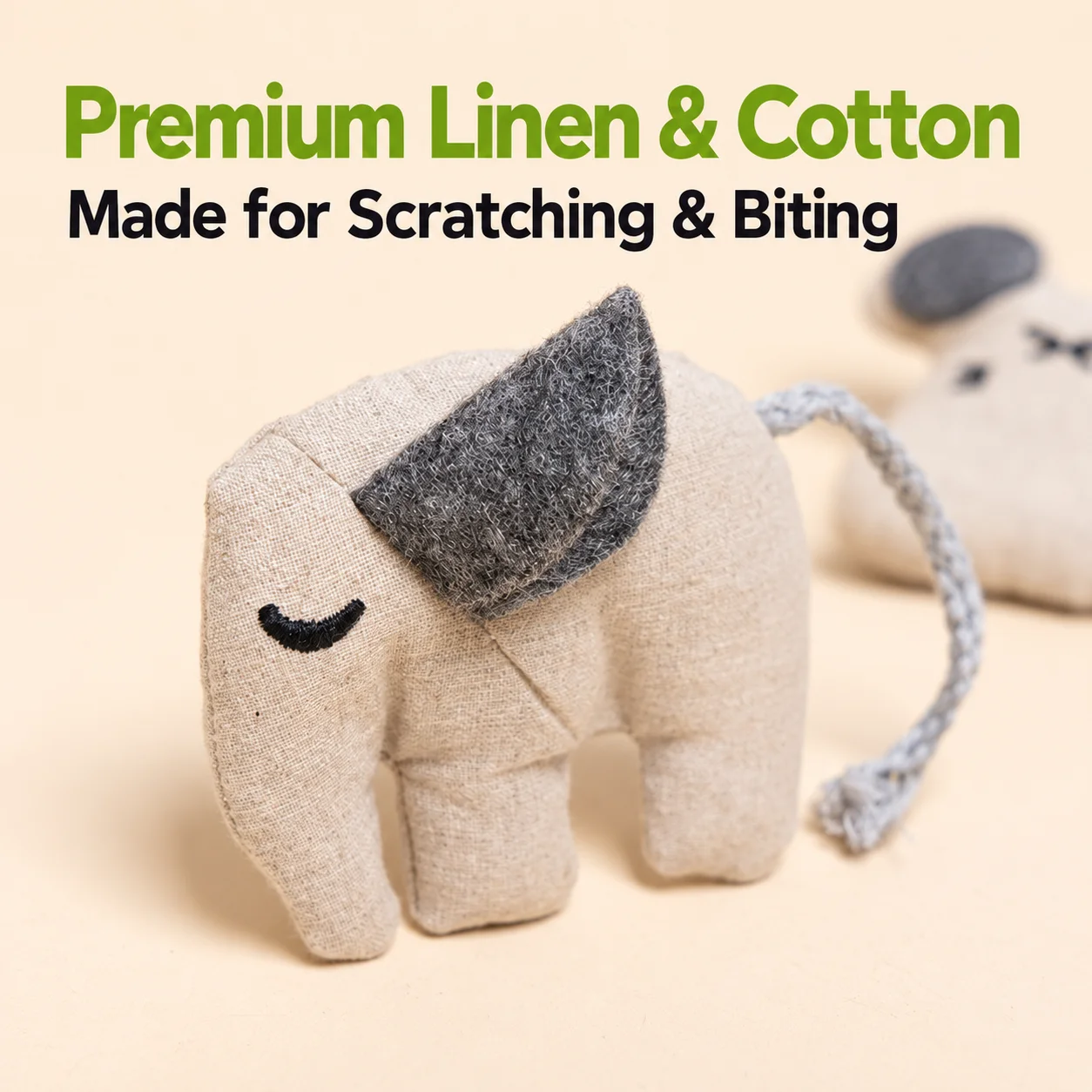 고양이 캣닢 장난감, 면과 린넨 소재의 부드러운 촉감, - Catnip Interactive Plush Mouse 리뷰 및 가격