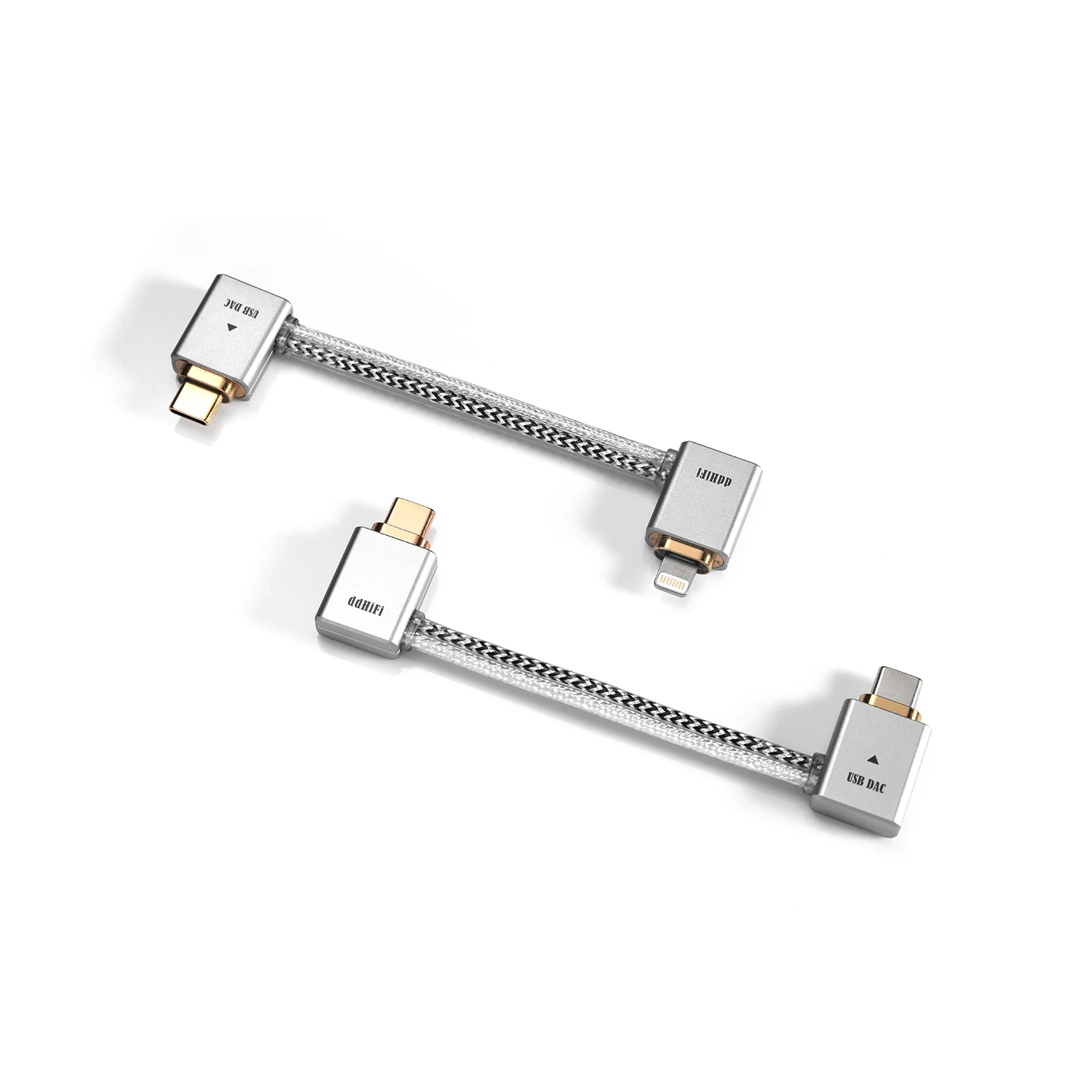 DDHiFi TC09L/MFi09L USB-C / Lightning to USB-C L자형 OTG 케이블 역방향 연결은 충전에 사용할 수 있습니다.