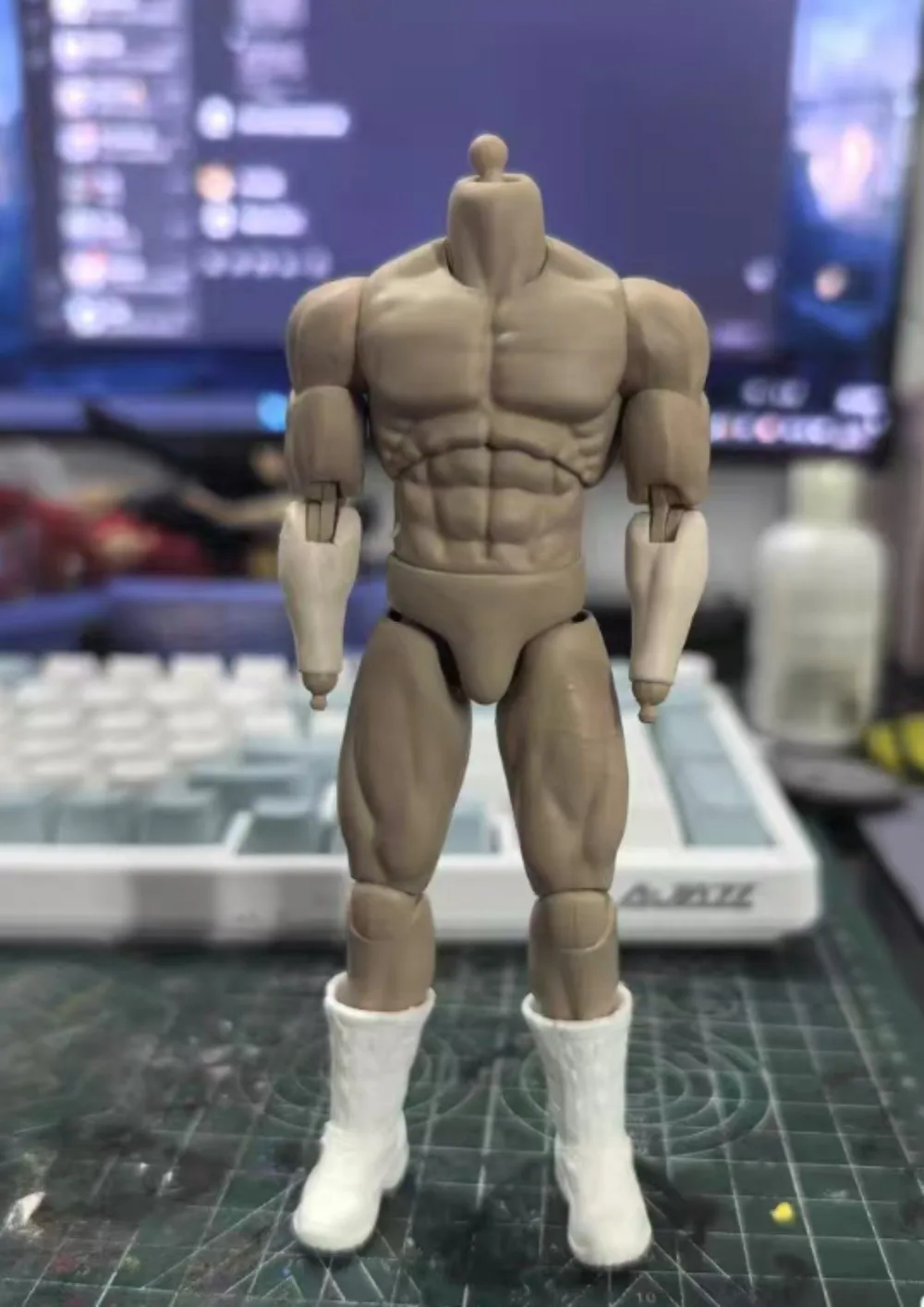 Modelo de botas em escala 1/12 para Gwtoys de 6''