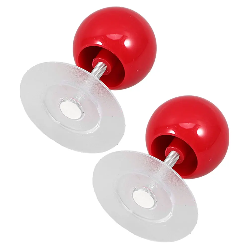 

2Pcs Cabinet Door Handle Plastic Pulls Round Furniture Knobs Drawer Hardware Kitchen Cupboard Wardrobe Decor Simple Design