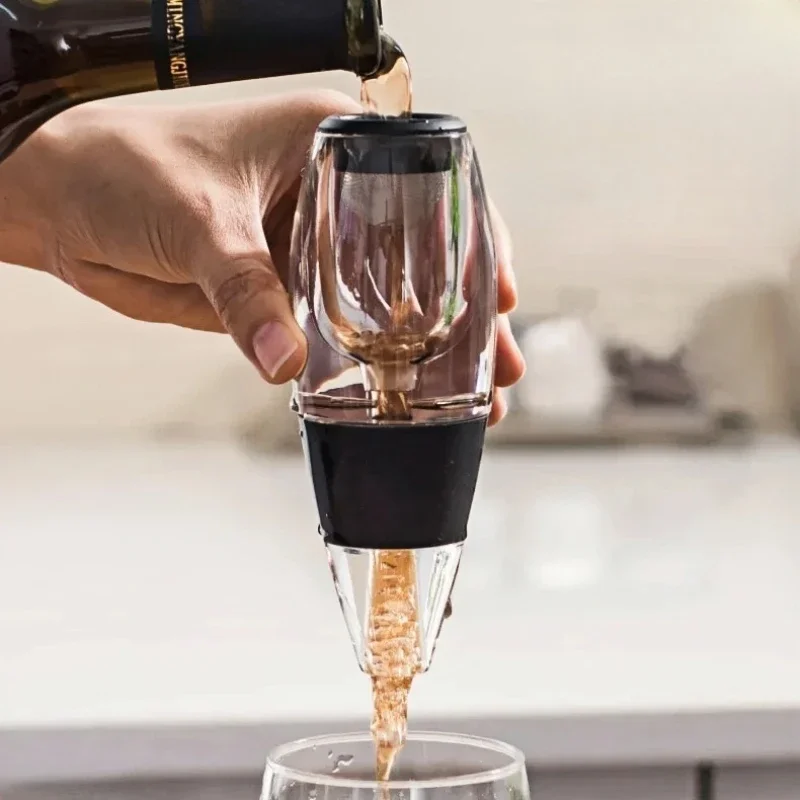 Magic Rapid Wine Decanter, Unbreakable Plastic Aerator for Wine Lovers, Gift-Ready Promotional Accessory for Parties & Home Bars