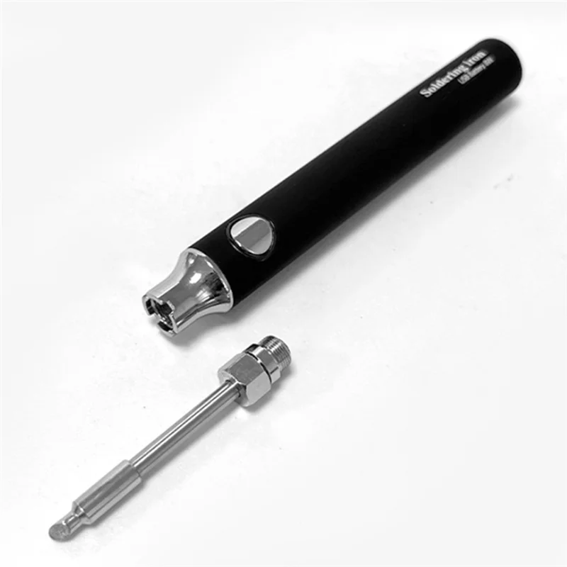 

SYW-Cordless Soldering Iron Kit Black Metal Portable Cordless Soldering Iron With 3PCS Soldering Tips Soldering Iron