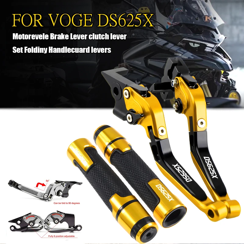 

Для VOGE DS625X 625DSX 650DS 2008-2022 2023 2024 аксессуары для мотоциклов регулируемый складной выдвижной рычаг тормозной муфты с ЧПУ