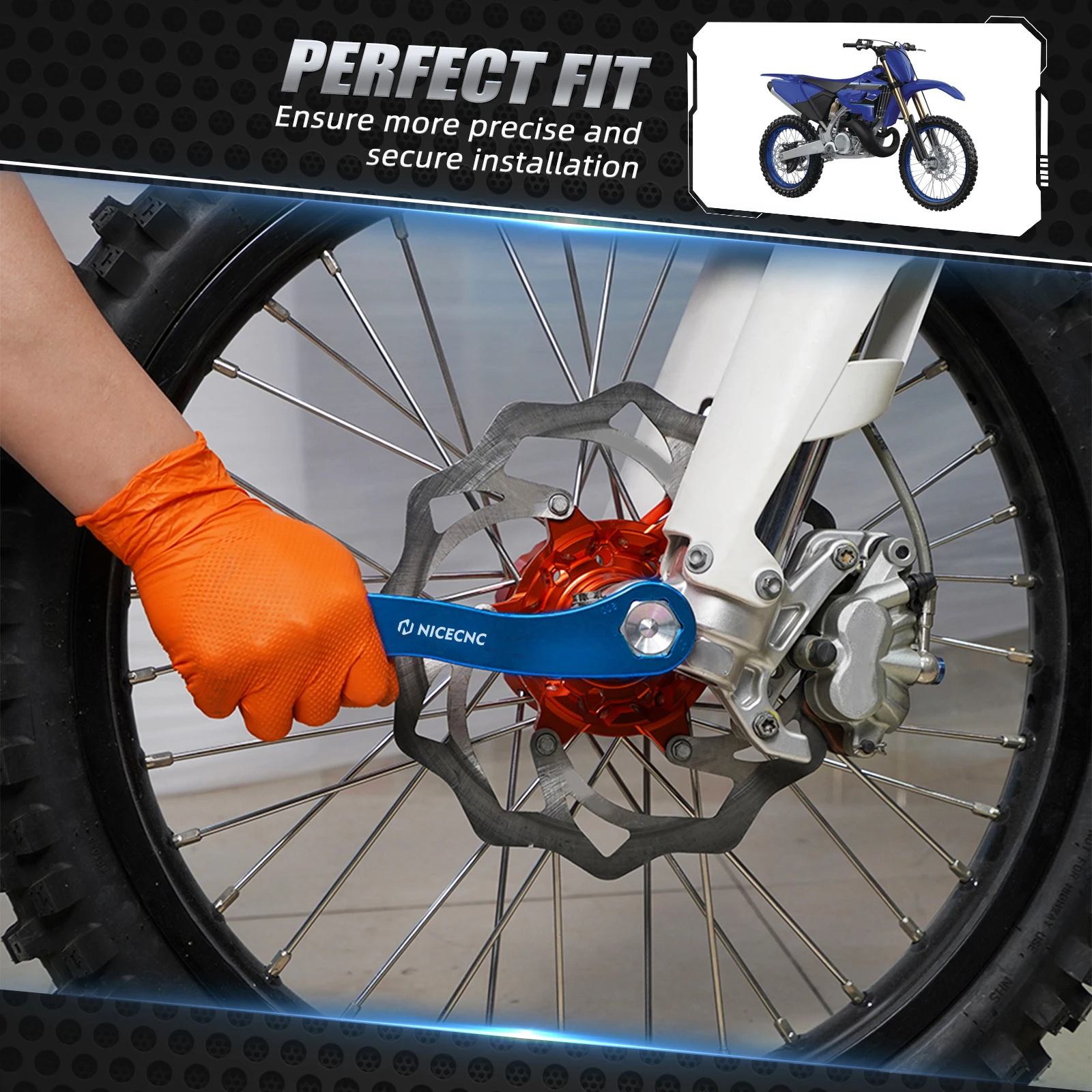 Для Yamaha YZ125 YZ250 YZ250F WRF 250 450 1998-2024 YZ450F YZ 125X 250X 250FX 450FX 22-27-30 мм гаечный ключ для снятия оси колеса