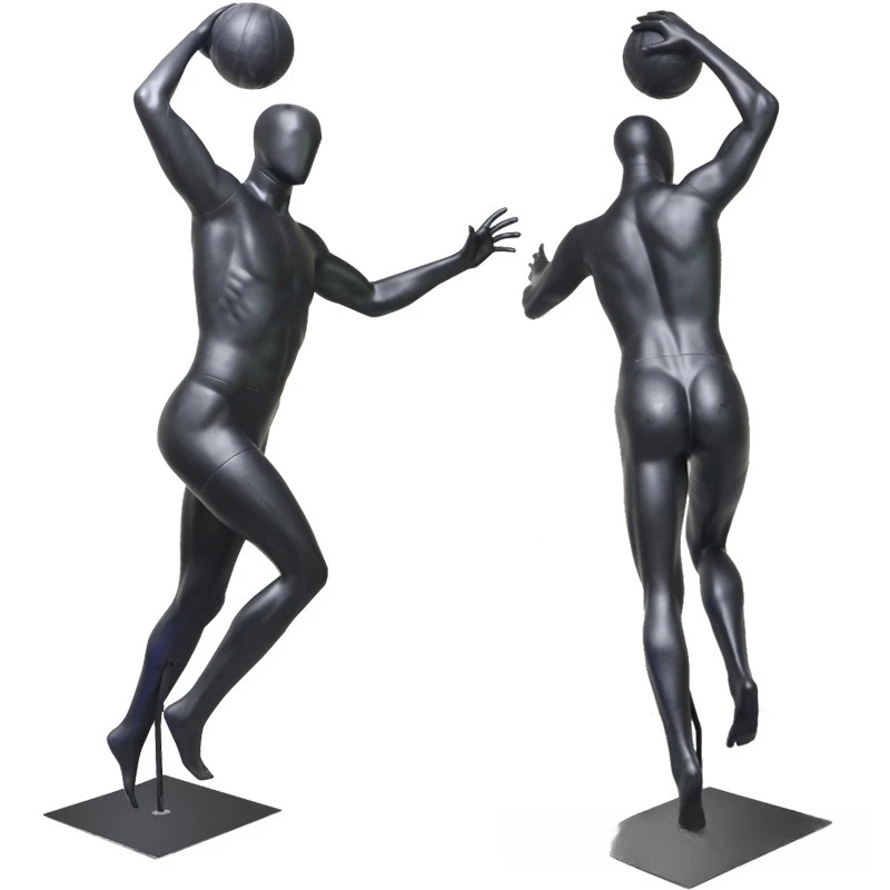 Basketball Model Props Male Shooting Full Body Clothing Store Jersey Display Stand Doll Sports Dummy Dunk Dribble