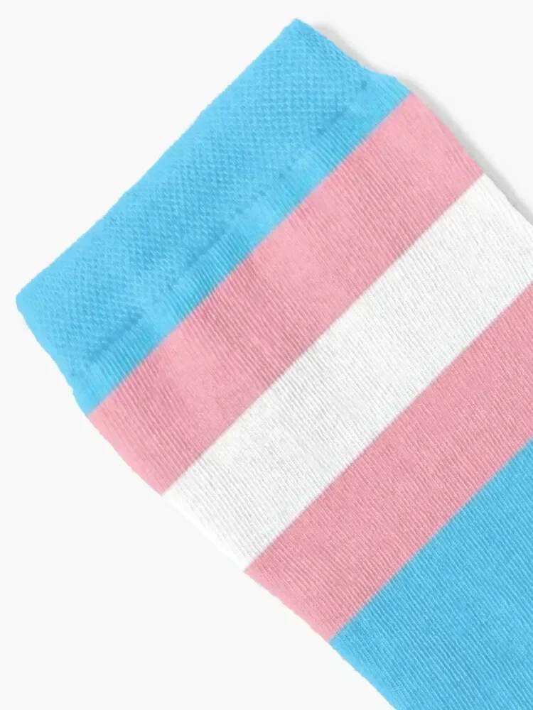 Transgender Pride Flag Socks winter golf luxe moving stockings Men Socks Luxury Brand Women's