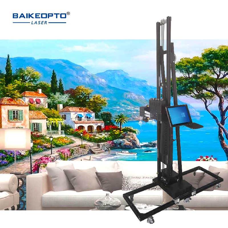 Automatische 3D Muurschildering Decor Verticale Muurschildering Muurprinter Direct naar Muurschildering Machine