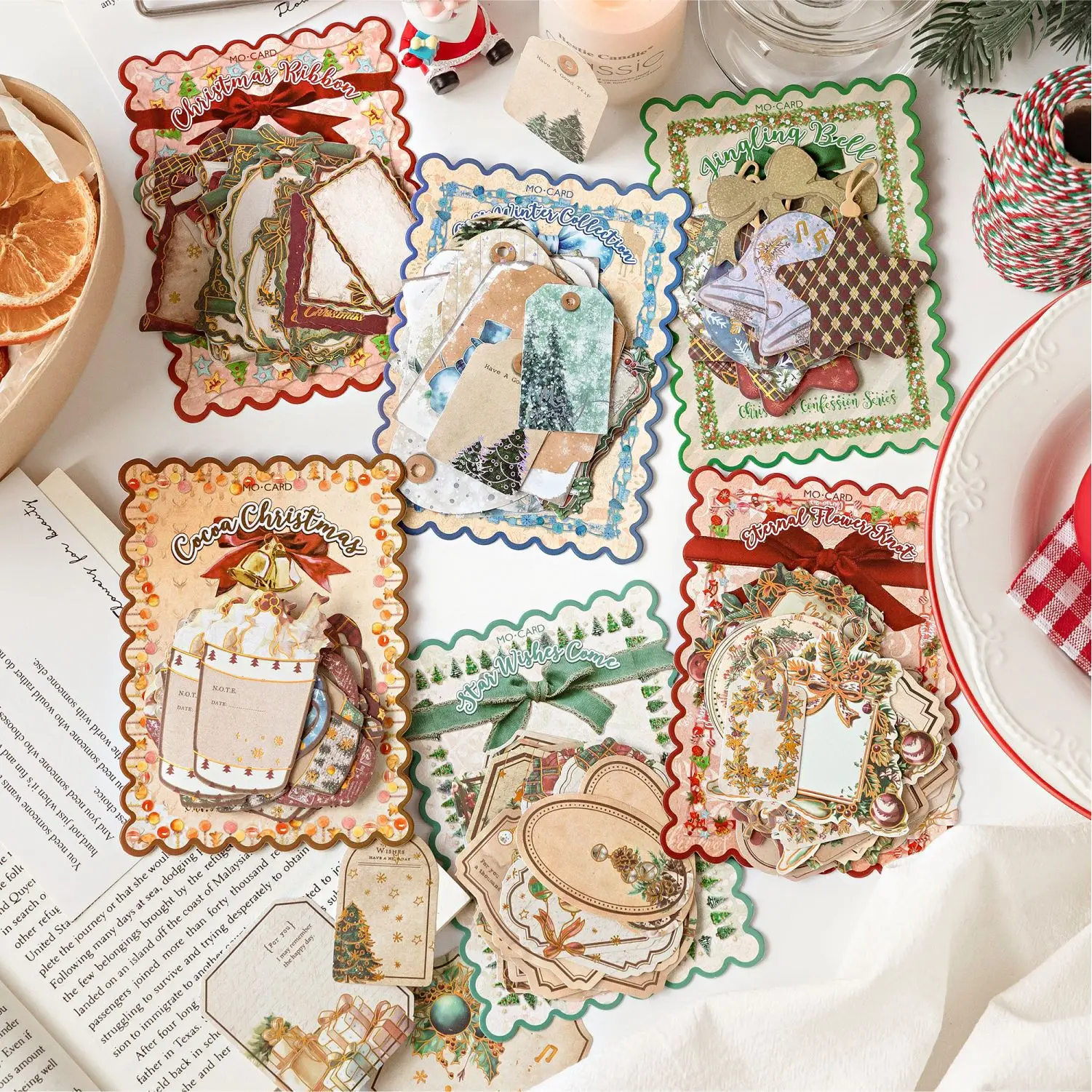 

30 шт. кавайные канцелярские наклейки Рождественское исповедь дневник мусорный журнал планировщик декоративная наклейка Скрапбукинг