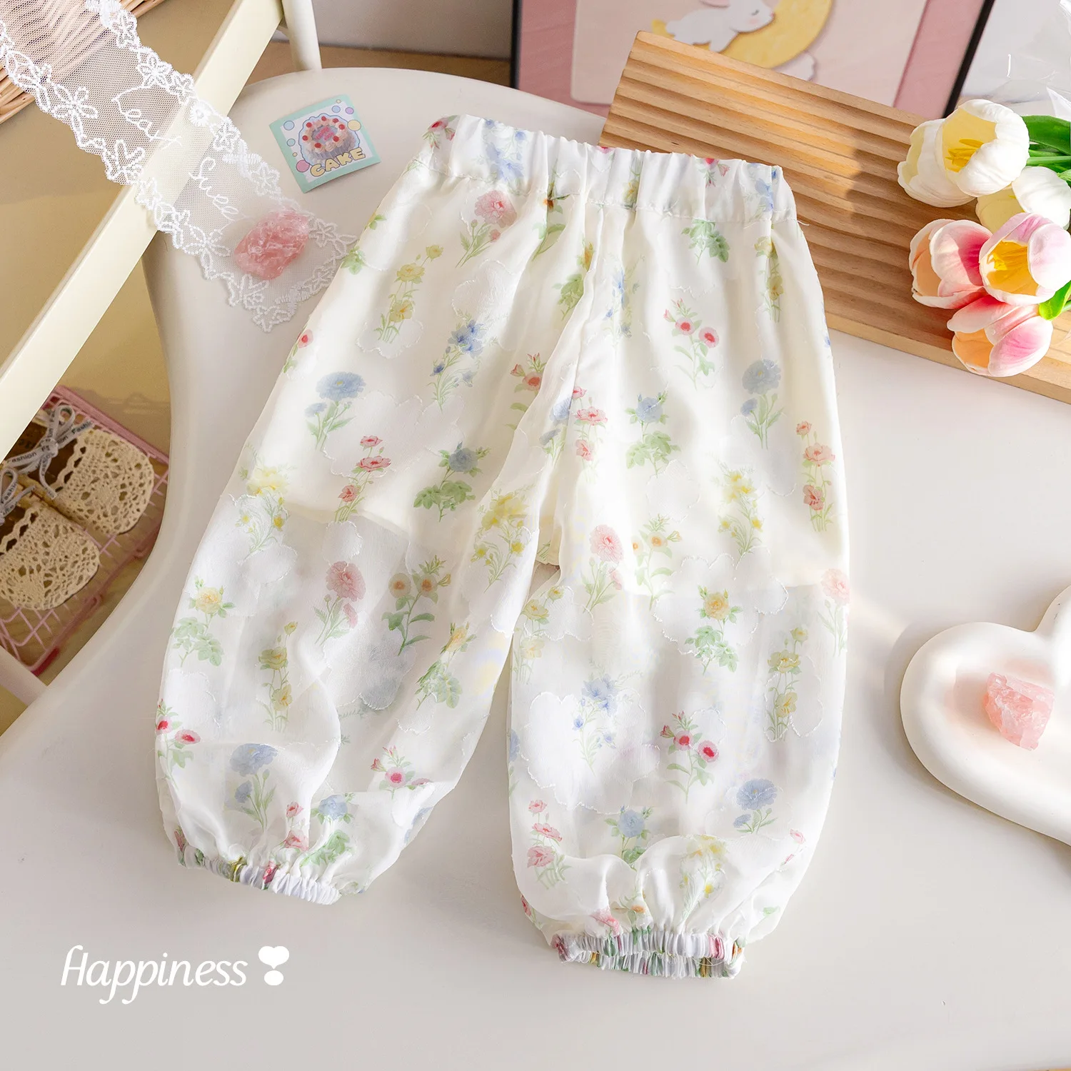 Girls Loose Pants Summer 2026 Children's Fashion Clothes Thin Trousers For Baby Girl Casul Bug Pants Outfits Kids Costume 5 6 7Y