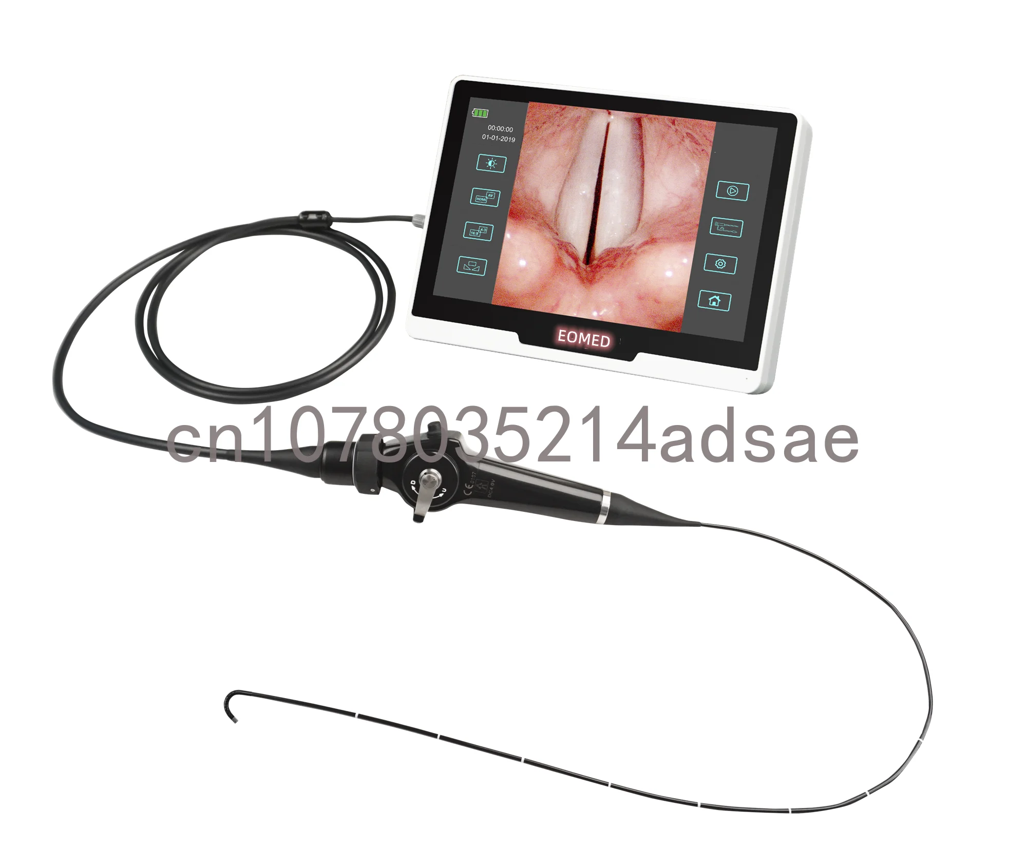 Handheld Flexible Video Laryngoscope ENT Endoscope With Camera Fiber Optic Video Bronchoscope Laryngoscope FVL05 series