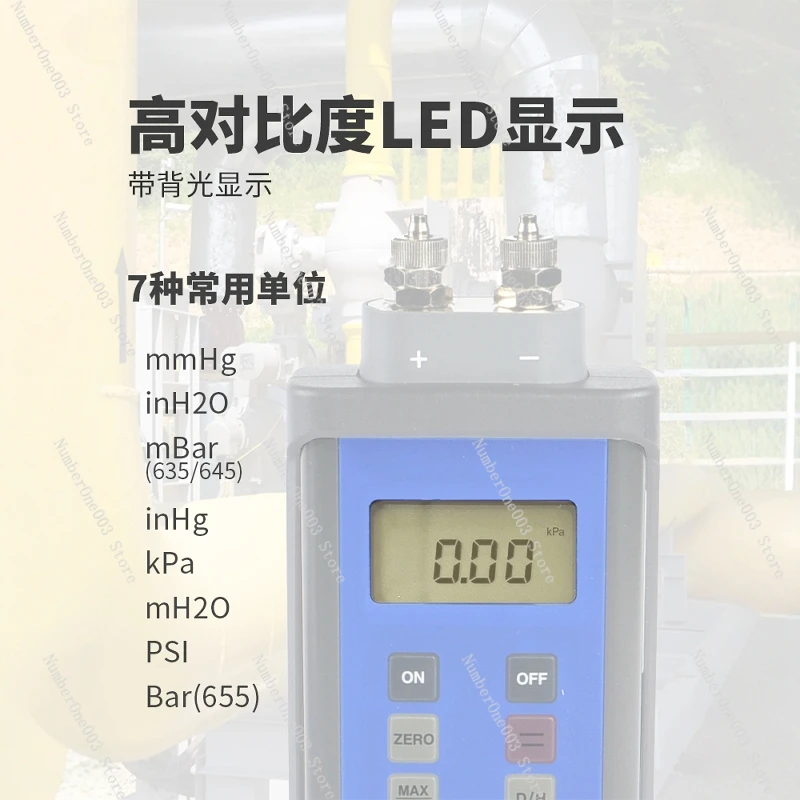 Digital Gas Pressure Gauge, Liquid Pressure Gauge, Negative Differential Hydraulic