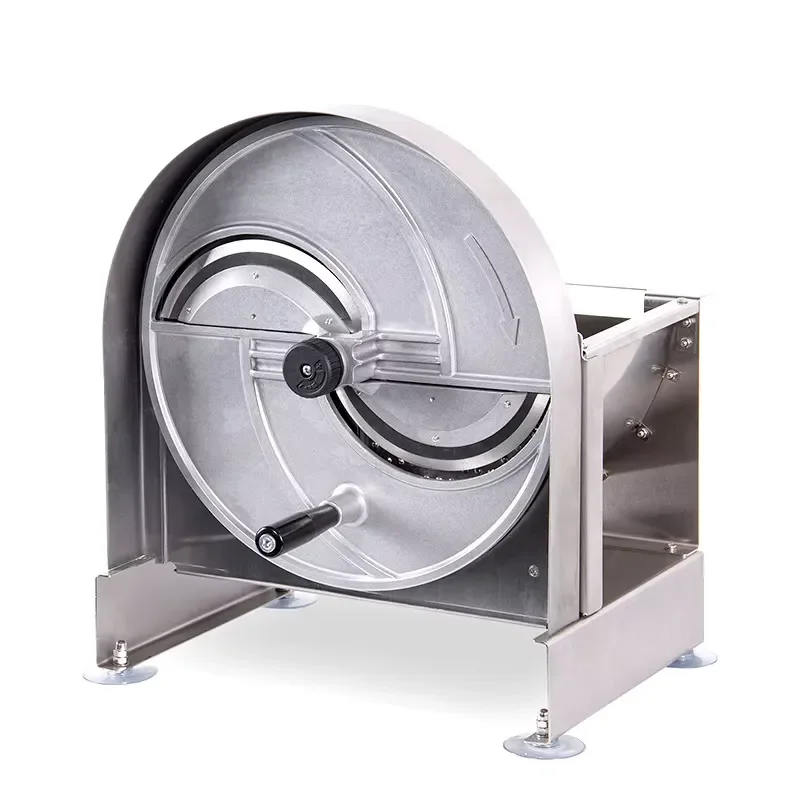 Commercial Stainless Steel Manual Vegetable Slicer Hand Crank Rotary Fruit Cutter Multi Functional Kitchen Tool For Potato