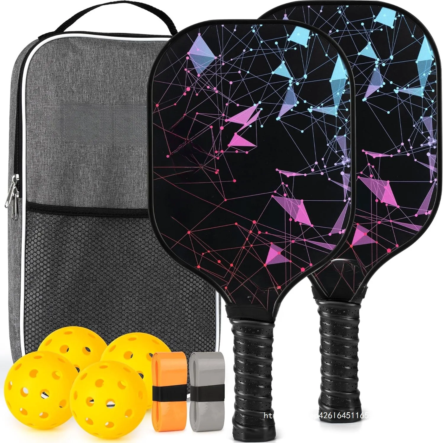 

Fiberglass Pick racket fiberglass Pick racket hole ball