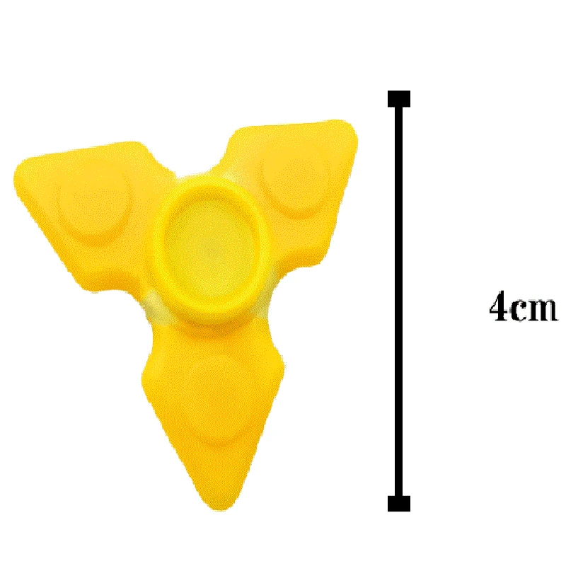 Mini Spinner de mano FigetS para niños, giroscopio de dedo antiestrés, juguetes de hojas divertidas, juguete para puntas de los dedos, regalo para