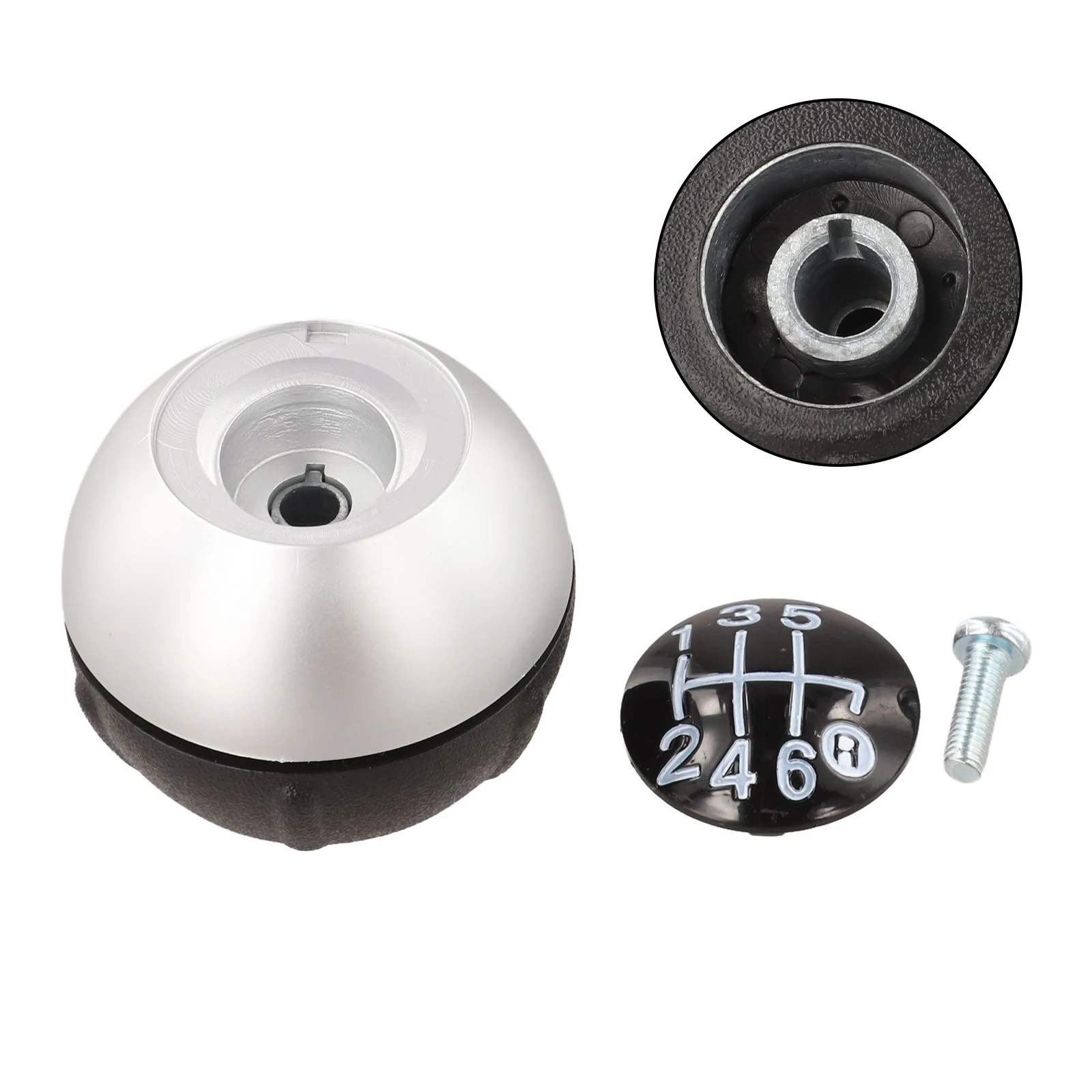 ABS Shift Knob Cover for Fiat 500 for 500c 2007 2018 Model Protective Gear Head Designed for Reliable Use and Style