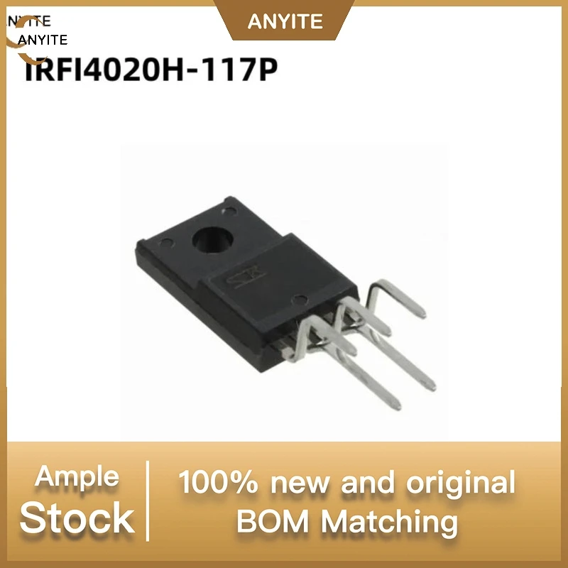 5Pcs/Lot  IRFI4020H-117P IRFI4020H-117 IRFI4020  IRFI4020H TO-220-5