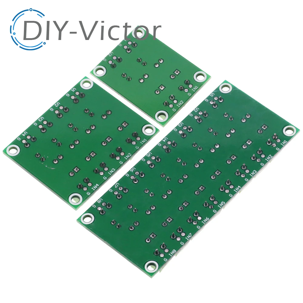 PC817 2 4 8 Channel Optocoupler Isolation Board Voltage Converter Adapter Module 3.6-30V Driver Photoelectric Isolated Module