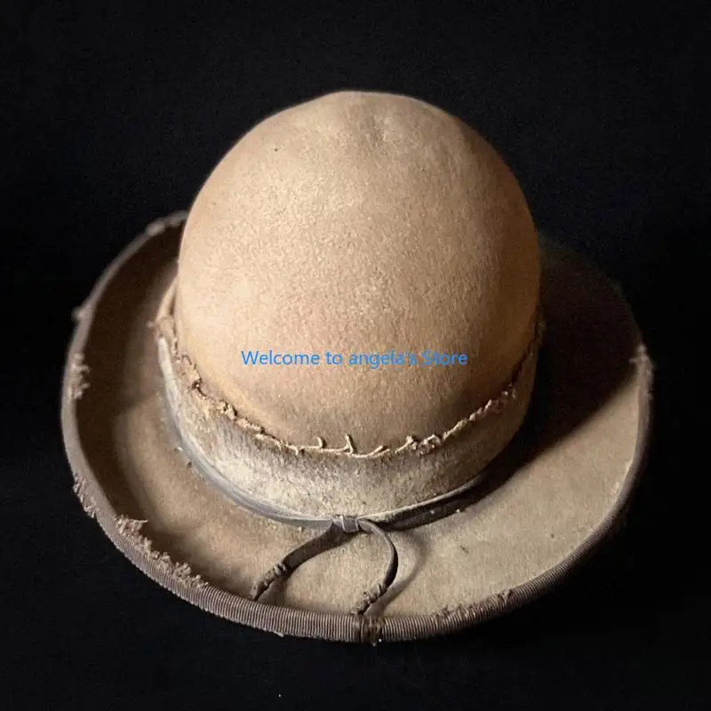 

X4YC Homburg Top Hat Шерстяная шляпа Porkpie Hat для праздников и уличной фотографии