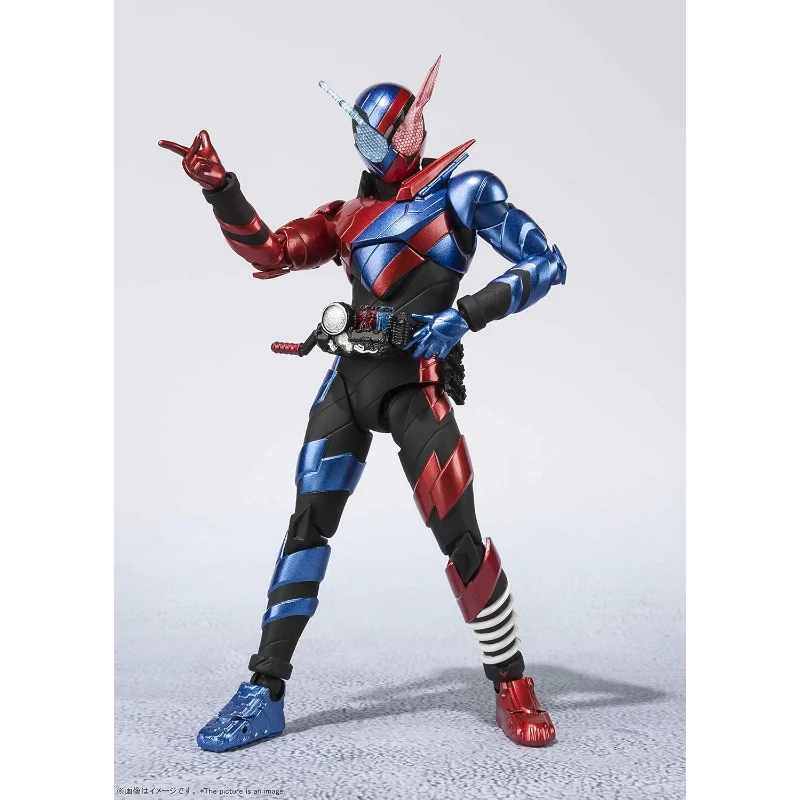 Em Estoque: Boneco de Ação Colecionável Autêntico Bandai SHF Kamen Rider Build Rabbit Tank Form (Heisei Generations)