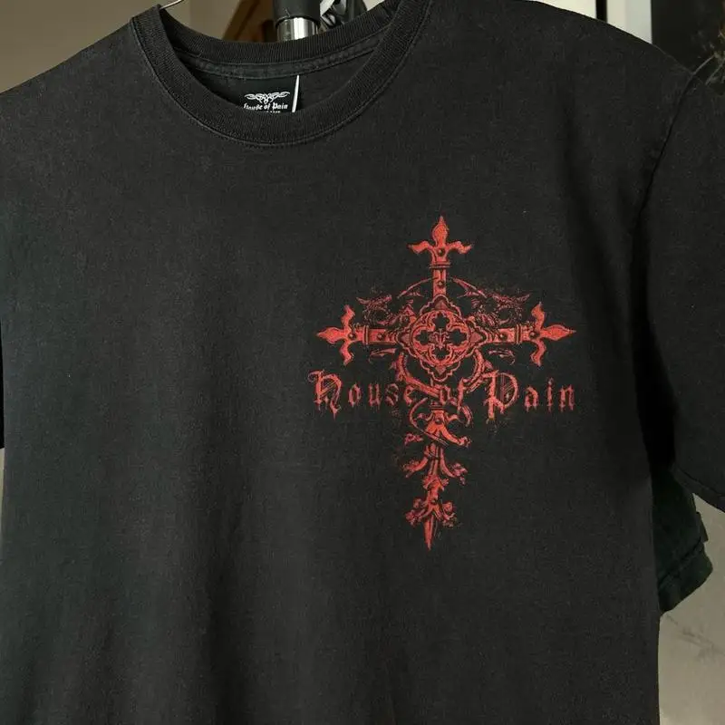 

Футболка Vtg House of Pain, двусторонняя металлическая банка QT626