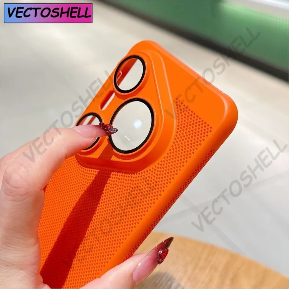 

Original Slim Cooling Case For Huawei Pura 80 70 Ultra P80 P70 P60 Art P50 E Pro P40 Lens Protection Dissipate Heat Matte Cover