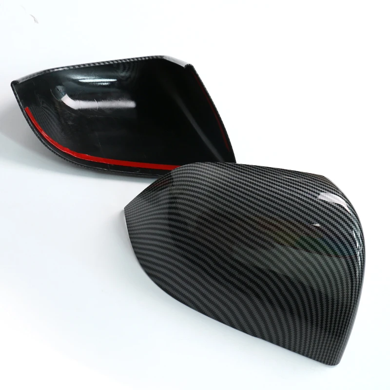 

Side Door Mirror Cover Carbon Fiber Pattern Exterior Rear View Mirror Cover ForFor Tesla Model Y