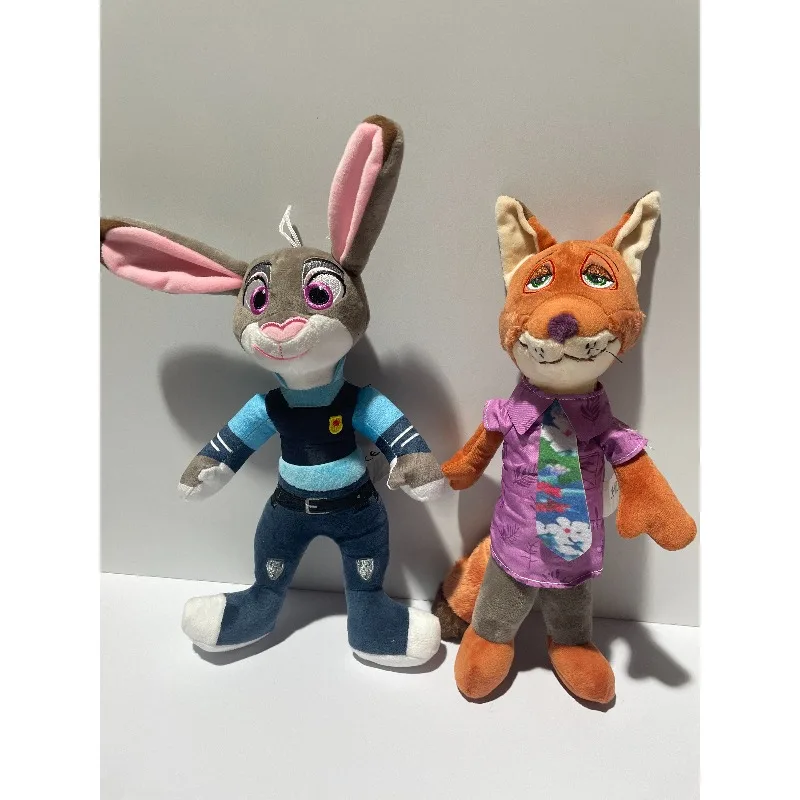 

2025 Популярный фильм Диснея Zootopia аниме плюшевый Ник Джуди Хопс 40 см кукла игрушка милый мягкий орнамент милые подарки для детей