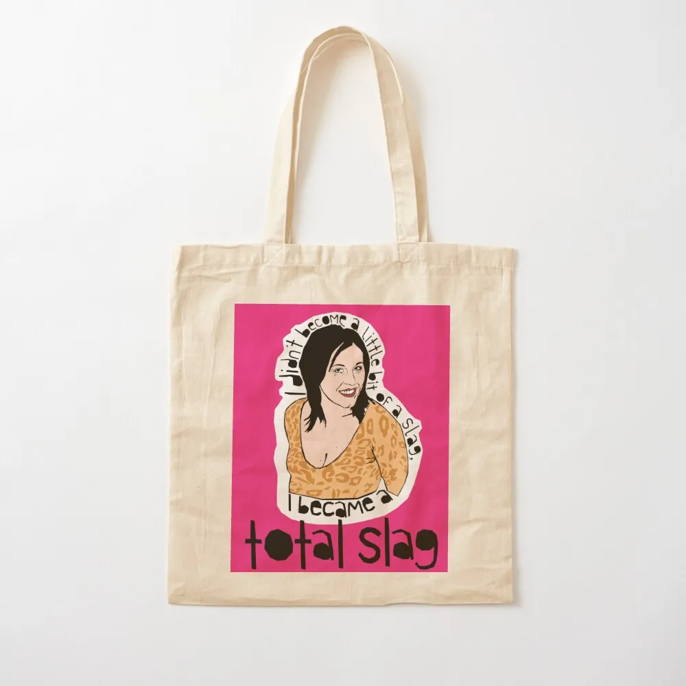 

KAT SLATER I Became A Total Slag Eastenders (Jessie Wallace) Tote Women's shopper tote screen Canvas Tote Lady bags bag men