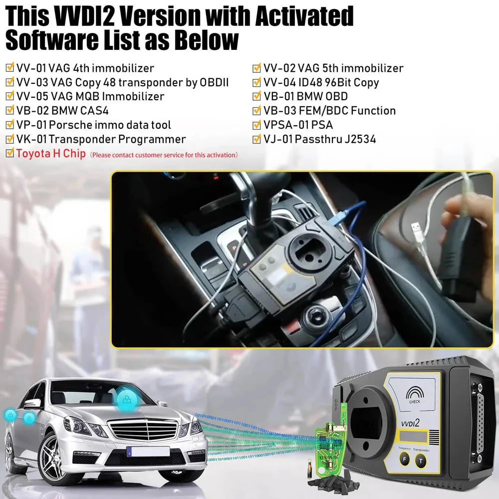 V7.2.6 Xhorse VVDI2 Full Version All 13 Software Commander Key Programmer for Audi/BMW/Porsche VVDI 2